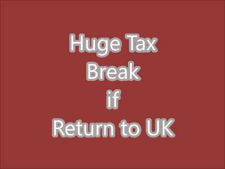 Expat Return UK Pension Tax Break